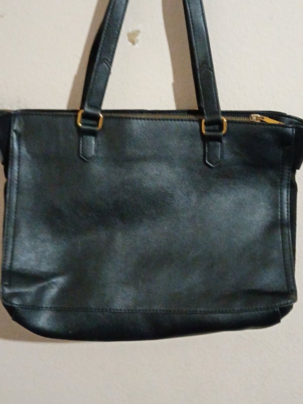 Rachel Zoe Helsie Satchel Leather Black Handbag - Picture 6 of 16